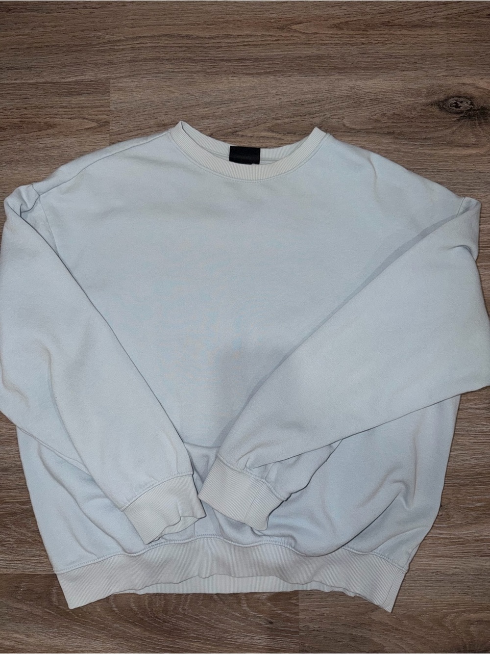 H&M Men's Crewneck Sweater in Light Beige